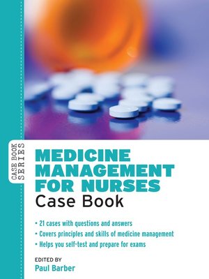 cover image of Medicine Management for Nurses Case Book